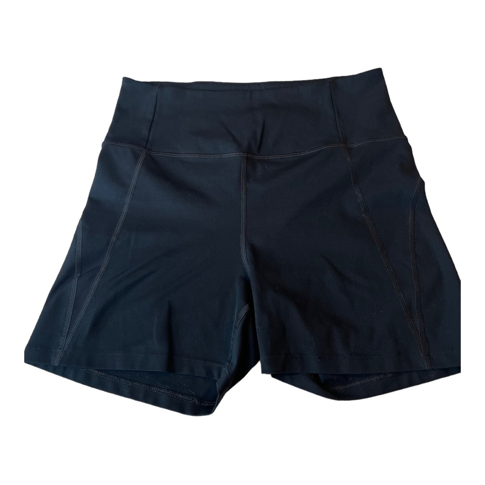 Girlfriend Collective Black 4” Black High-Rise Run Short